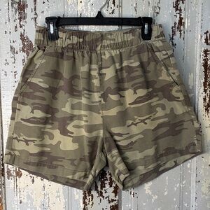 Olive Camo Women's Jean Shorts